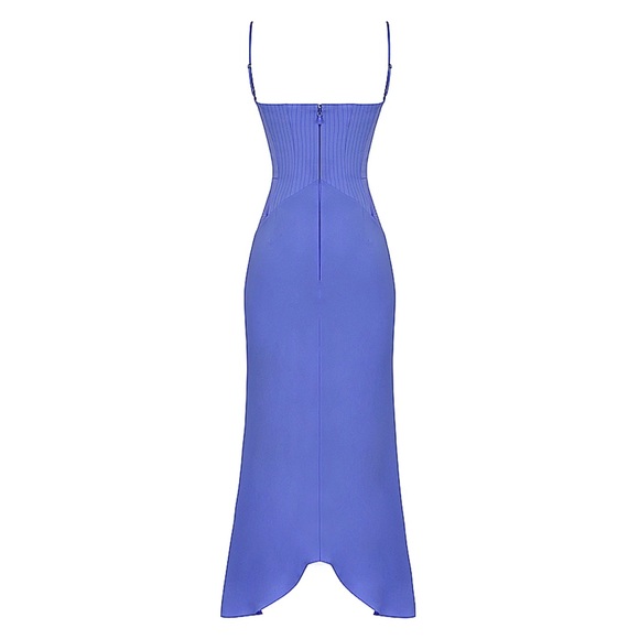 House of CB Imogen Corset Dress in Periwinkle - Picture 3 of 8